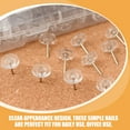 thumbnail image 6 of Aloha 100Pcs Cork Board Pushpins Office Push Pin Drawing Pin Photo Wall Pin Office Clear Pushpins for DIY, 6 of 8