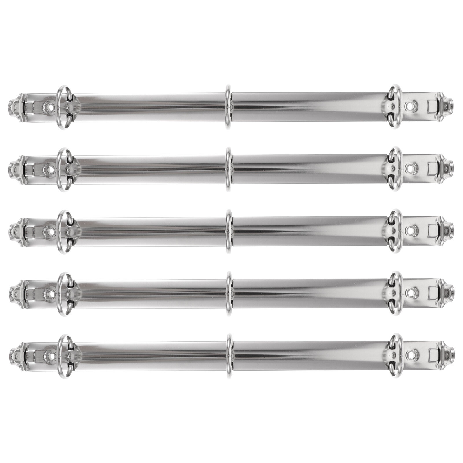 5Pcs Metal Binder Mechanism Replacement Kit 3ring Binder Mechanisms