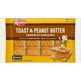 thumbnail image 6 of Keebler Toast and Peanut Butter Sandwich Crackers, Single Serve Snack Crackers, 8 Count, 6 of 9