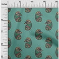 thumbnail image 1 of oneOone Polyester Lycra Fabric Paisley Block Print Sewing Fabric BTY 56 Inch Wide, 1 of 4
