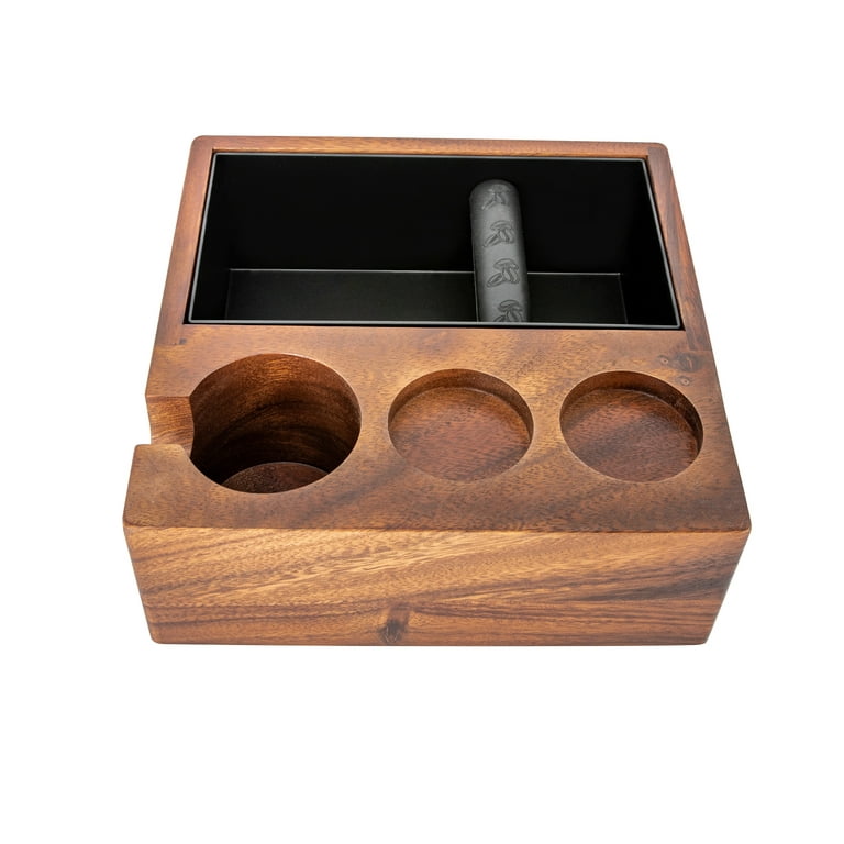 58mm Coffee Machine Accessories Wooden Tool Storage Boxs for Tamper  Distributor