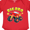 thumbnail image 4 of Inktastic Monster Truck Big Bro Boys Long Sleeve Baby Bodysuit, 4 of 5