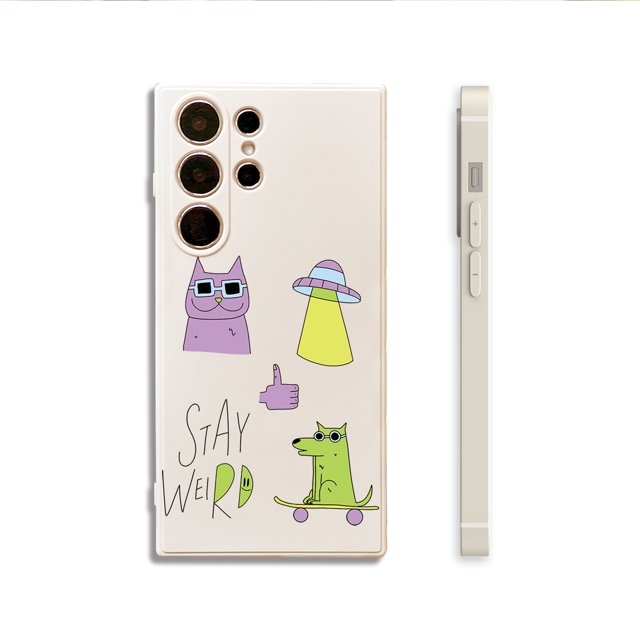Fundas de teléfono modernas y minimalistas para iPhone 15 Pro Max, 14, 13, 12 Pro y 11: ¡con adorables pegatinas para mascotas!