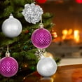 thumbnail image 5 of 12Pcs Mini Christmas Balls Ornaments, Small Shatterproof Christmas Baubles for Xmas Christmas Tree, Hanging Ball for Holiday Wedding Party Decoration (1.8in/45MM), 5 of 9