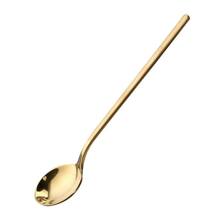 

Womail Kitchen Gadgets Colorful Spoon Long Handle Spoons Flatware Coffee Drinking Tools Kitchen Gadget