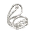 thumbnail image 6 of 925 Sterling Silver Polished Fancy Swirl Ring Size 6, 6 of 7