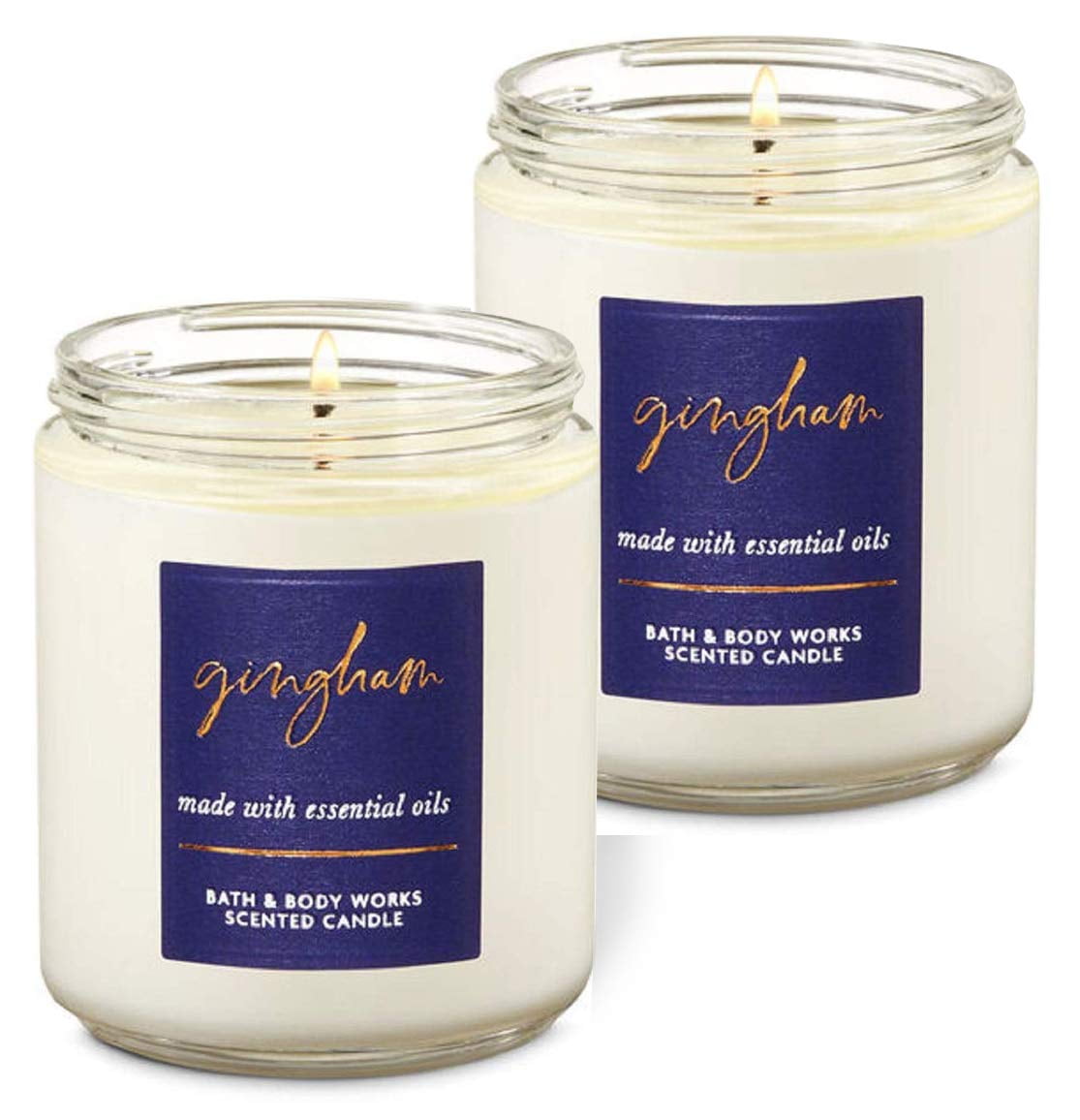 scented candles and oils