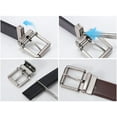 thumbnail image 6 of SUOSDEY Men's Belt, Reversible Leather Belts for Men Dress Belts,One Reverse For 2 Sides Casual Belt, 6 of 7