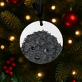 thumbnail image 5 of WIRESTER 2.75 inch Double-Sided Metal Aluminum Christmas Ornament, Festive Tree Decor for Mom, Dad & Loved One - Animal Black Toy Poodle Dog, 5 of 6