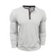 thumbnail image 3 of Ceisia Men Slim Fit Fashion Solid Color Long Sleeve Stand Collar Gift Zipper Casual Daily Party Wear Shirt Top, 3 of 7