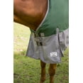 thumbnail image 2 of TuffRider Bonum 1200D Medium Weight Standard Neck Two Tone Turnout Blanket With 200gms of fill Hunter Green/Grey 84, 2 of 4