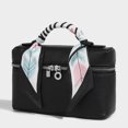 thumbnail image 3 of Bolsos bandolera casuales para mujer, bolsos y carteras de diseñador de lujo, novedad de 2023, bolso bandolera pequeño con aro de lentejuelas y estampado de lichi de PU, 3 of 5