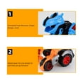 thumbnail image 3 of Coche De Juguete Que Se Transforma En Dinosaurio, Juguete De Coche Que Se Transforma Manual Para Niños, Regalos De Fiesta De Cumpleaños Yuarrent FN007755-03, 3 of 6