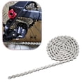 thumbnail image 4 of Bike Variable Speed Chain, Durable Mountain Bike Chain Carbon Steel High Rigidity  For Road Bike, 4 of 8