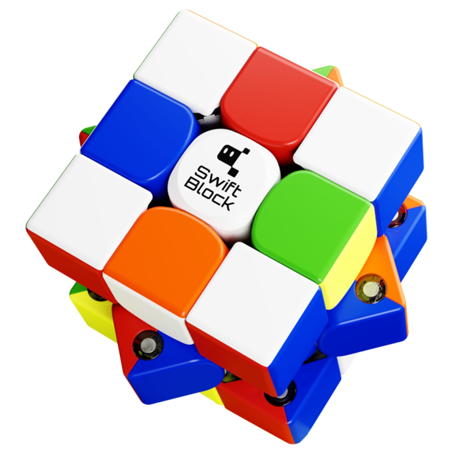 Swift Block 355S, Speed Cube 3×3×3 Stickerless Magic Cube