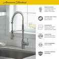 thumbnail image 2 of American Standard Pekoe Semi-Professional Pull Down Kitchen Faucet 2.2 GPM in Polished Chrome, 2 of 7