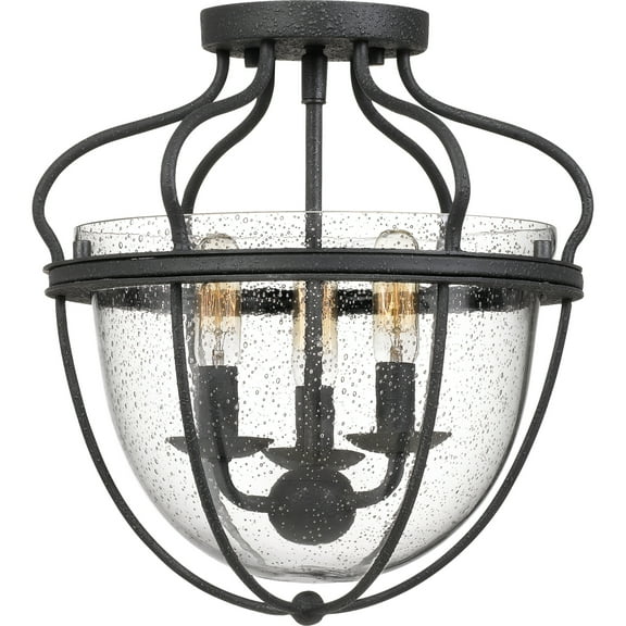Ashley Harbour Traditional 3-Light Ceiling Hanging Chandeliers, Gray