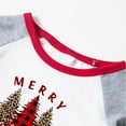 thumbnail image 6 of Odeerbi Christmas Pajamas For Family Matching Outfits Warm Set Printed Home Wear Two-piece Kid Set, 6 of 9
