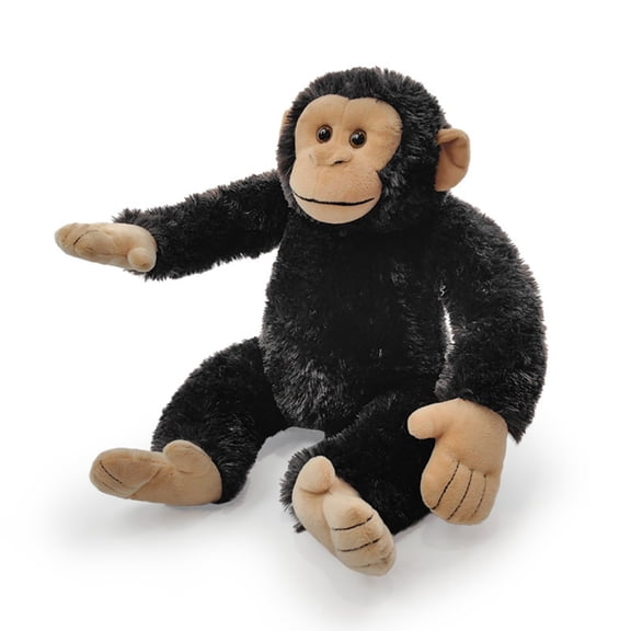 Just qunseen 13.7'' Chimpanzee Plush Toy Stuffed Animal Realistic for Kids Birthday Gift