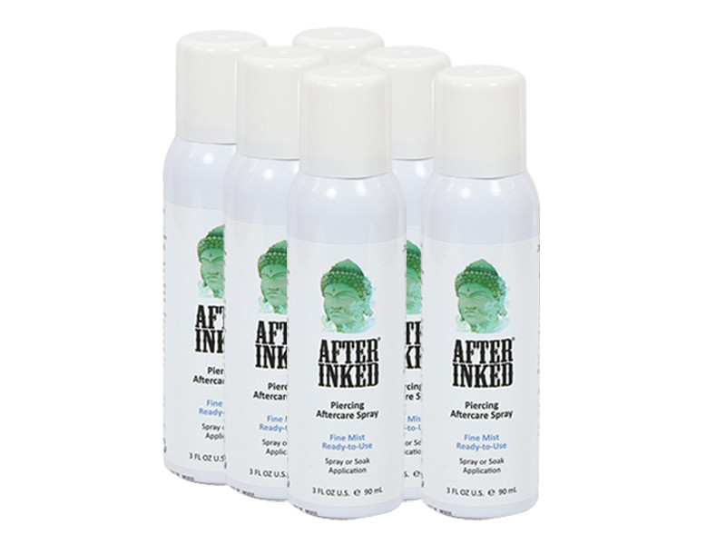 After Inked Piercing Aftercare Spray 3 OZ (6 Pieces)