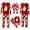 a7-Red, variant on Family Matching Halloween Pajamas Set Cute Ghost Print Long-Sleeved Tops Trousers Sleepwear Outfits Holiday Sleepwear PJs