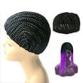 thumbnail image 4 of Gorra de Peluca de 2 Piezas de Malla con Cúpula Negra, Liviana, Banda Gruesa, Ajuste Ceñido, ajuste de perfecto, Tela de Malla, Material Transpirable, Có Yuyangstore Gorro de peluca trenzada, 4 of 8