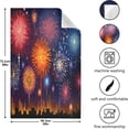 thumbnail image 4 of Dreamtimes City Fireworks Kitchen Towels 18x28inch Ultra Soft Absorbent Quick Drying Kitchen Dish Towels Washable Cleaning Cloths Hand Towels Tea and Bar Towels, 6 Pack, 4 of 7