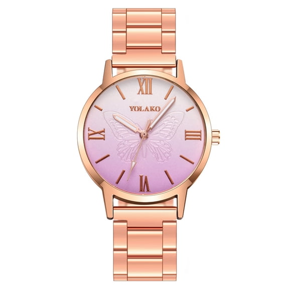 Resicozy Watches for Women Quartz Ladies Wrist Watches with Date Dainty Fashion Stainless Watch for Small Wrists Purple