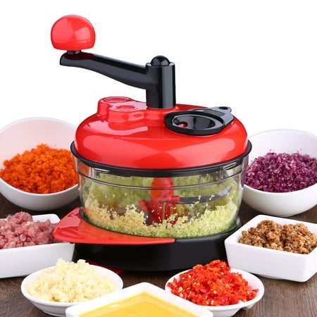 

Multi-function Kitchen Manual Food Processor Household Meat Grinder Vegetable Chopper Quick Shredder Green Cutter Egg Blender