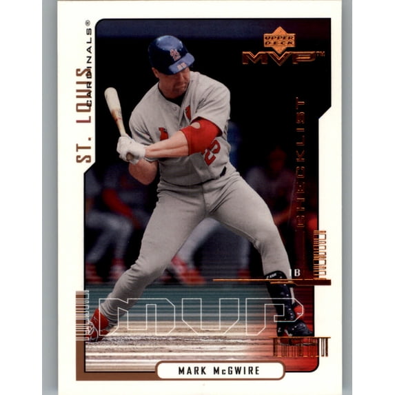 2000 Upper Deck MVP #220 Mark McGwire CL MLB Baseball Trading Card