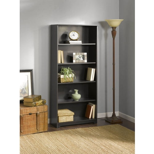 Bush Furniture Cabot 5-Shelf Bookcase, Multiple Colors