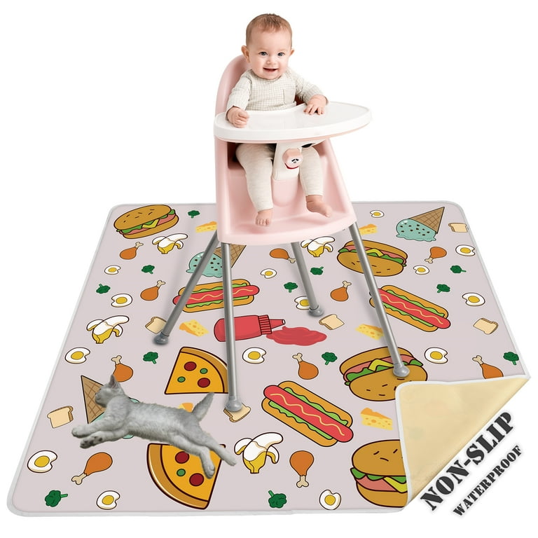 High chair feeding online mat