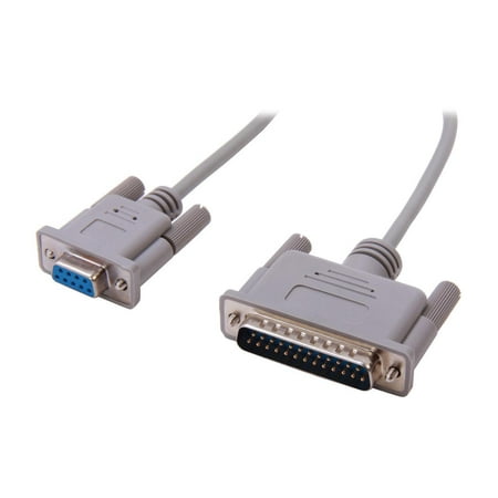 UPC: 0065030771290 | StarTech.com Model SCNM925FM Cross Wired DB9 to DB25 Serial Null Modem Cable – F/M
