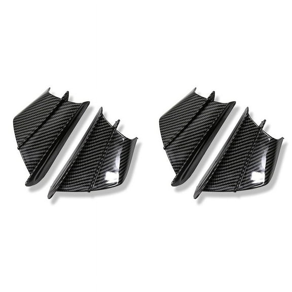4x Motorcycle Fairing Side Winglet Aerodynamic Wing Deflector Spoiler for Panigale V2 V4 899 959 1198 1199(A)