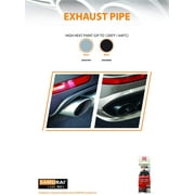 Samurai 2-Part Spray Paint for Car Exhaust Pipe - High Heat (Silver, Pack of 1 Can)
