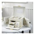 thumbnail image 1 of PU Leather Drawer Jewelry Storage Box for Necklaces Bracelets Earrings Rings Storage, 1 of 7