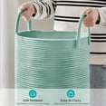 thumbnail image 5 of YOUDENOVA Laundry Hamper Basket, Woven 58L Tall Laundry Basket for Blanket Organizer- Nursery Hamper for Bedroom And Bathroom Storage, 5 of 7