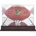 thumbnail image 3 of Buffalo Bills Mahogany Football Logo Display Case with Mirror Back, 3 of 7