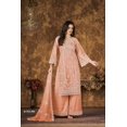 thumbnail image 2 of Diwali Party Wear Indian Embroidery Thread Work Pink Kurti Sharara With Dupatta, 2 of 4