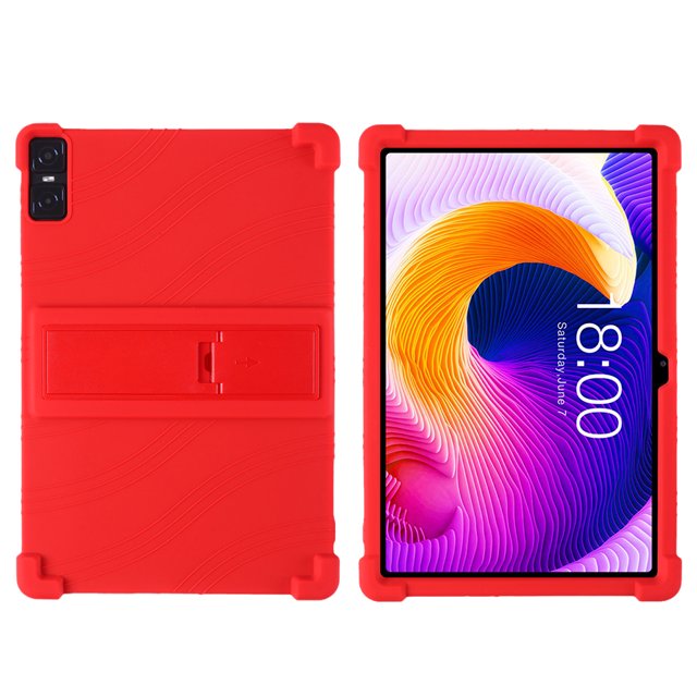Étui pour Tablette Teclast T45HD Protection Antichoc Support en Silicone Rouge Teclast T45HD