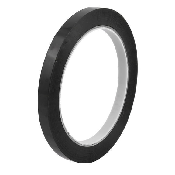 8mm Width 66m Length Waterproof Black Single Sided Adhesive Marking Tape