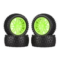 thumbnail image 1 of Labymos 4 PCS 85mm Wheel Rim and Rubber Tire for 1:10 Scale RC Car DIY, 1 of 8