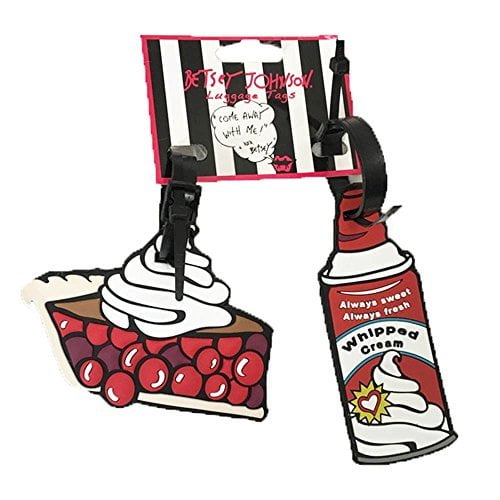 betsey johnson luggage tag
