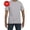 Silver, variant on Dri Power 50 50 Moisture Wicking Soft Cotton Poly T Shirt