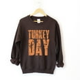 thumbnail image 4 of Turkey Day Block Distressed - Women's Graphic Sweatshirt, 4 of 14