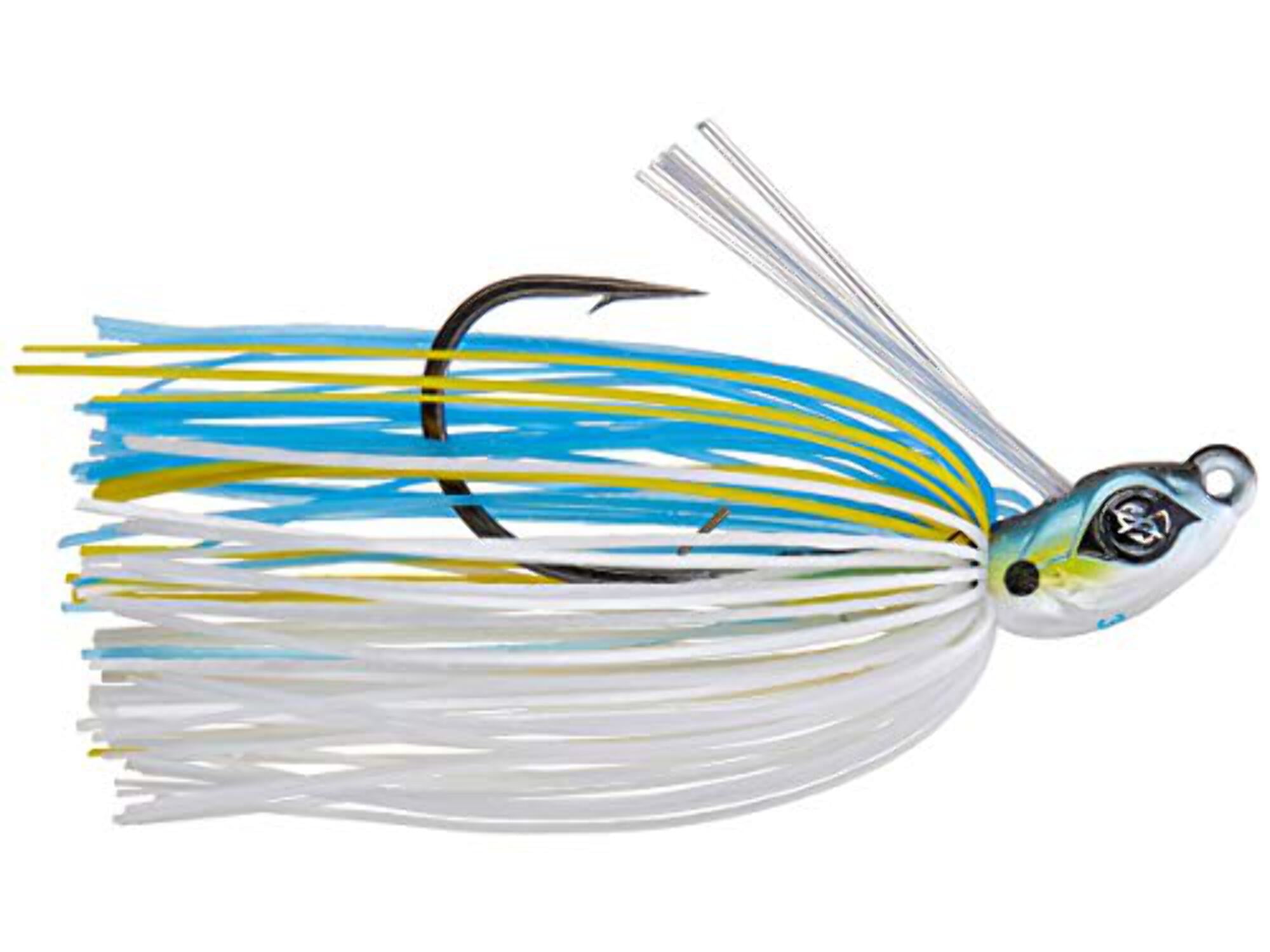 Googan Squad Grass Hero Jig Chartreuse White, 3/8 oz, 4/0 Hook