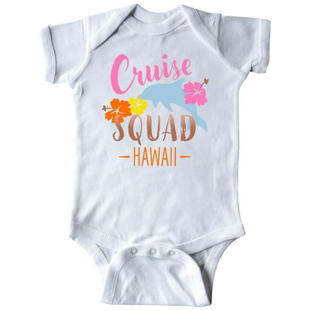 

Inktastic Cruise Squad- Hawaii- dolphin and flowers Gift Baby Boy or Baby Girl Bodysuit