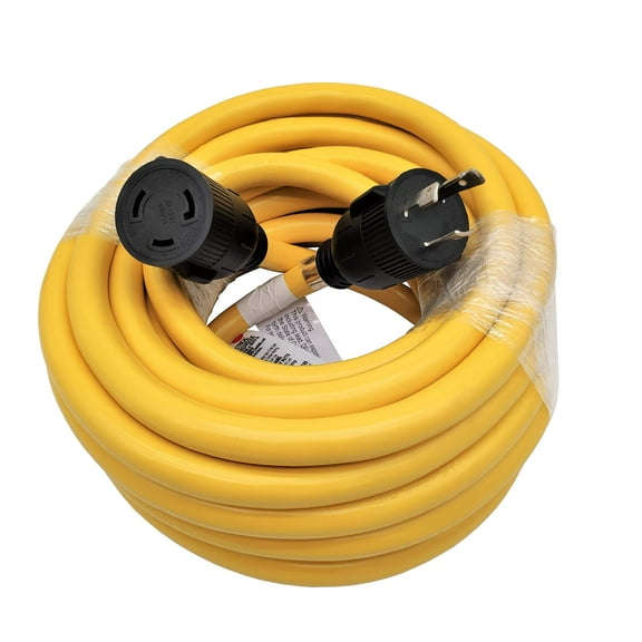 Parkworld 62121 NEMA L5-30 Extension Cord, Locking 3-Prong, 30 AMP, 125 Volts, 3750 Watts (36FT)