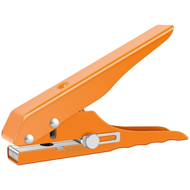 Rikolto Hole Punch 3/8 Inch-10mm Single Hole Punch,Heavy Duty Hole Puncher Single,Paper Punch Portable Hand Held Long Hole Punch for