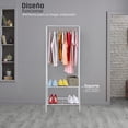 thumbnail image 5 of Rack Organizador Perchero de Ropa AGBOX Color Blanco Práctico y Elegante, 5 of 5